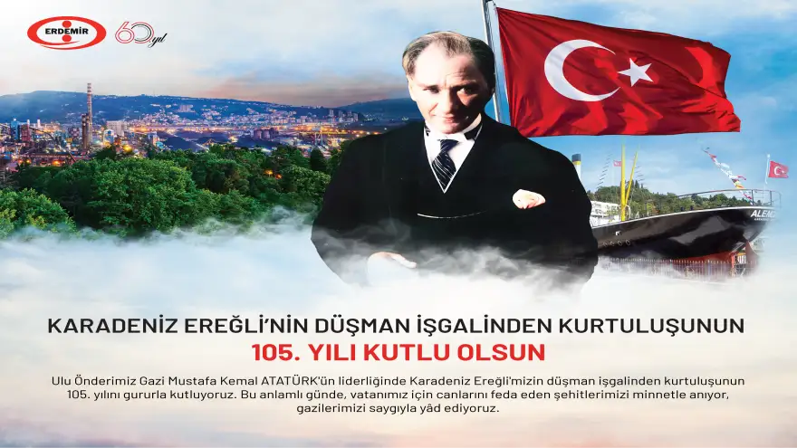 Kdz. Ereğli'nin Kurtuluşunun 105. Yılı Kutlu Olsun..