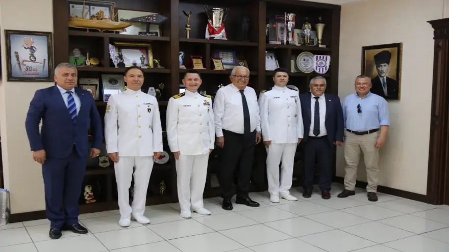 KOMUTANLAR, BAŞKAN POSBIYIK’I ZİYARET ETTİ