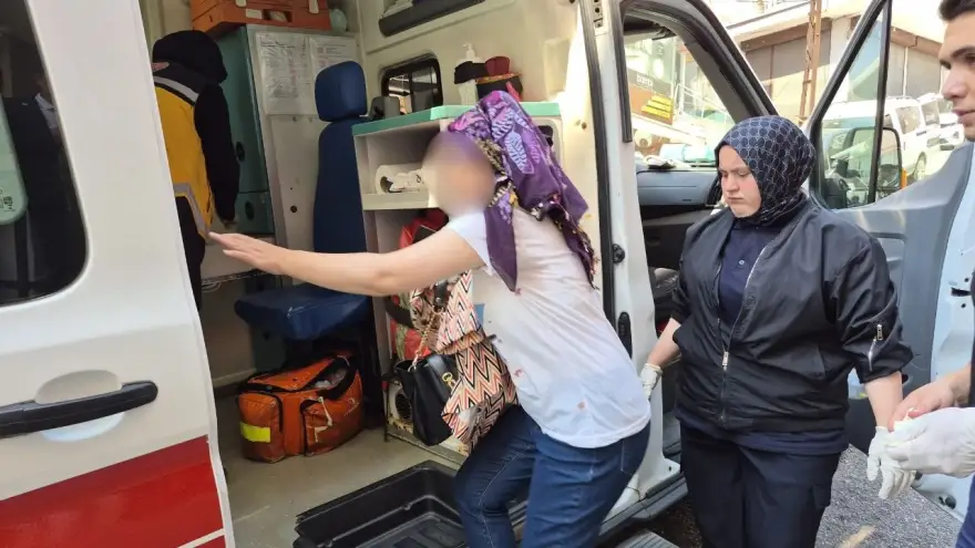 Sevgilisi tarafından darp edilen kadın hastaneye kaldırıldı..