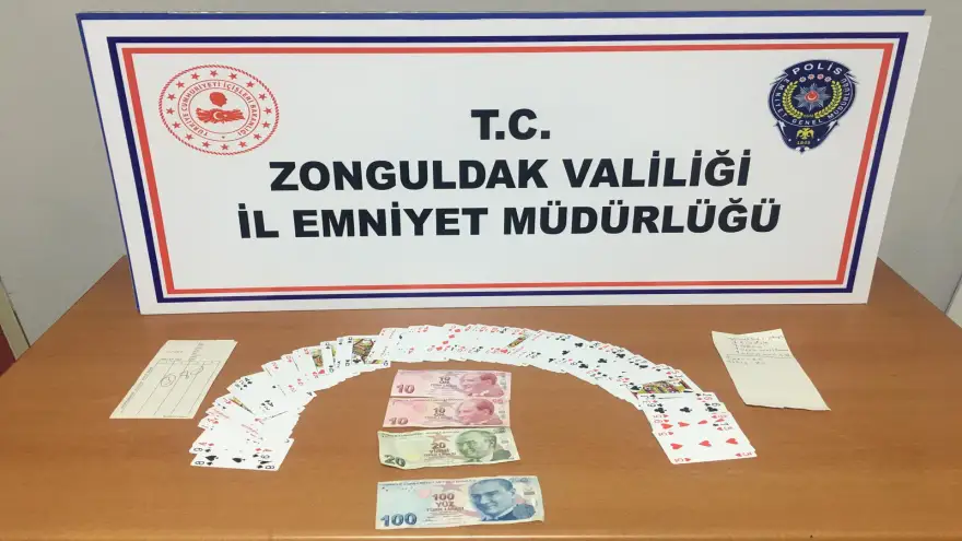 Ereğli'de kumar operasyonu