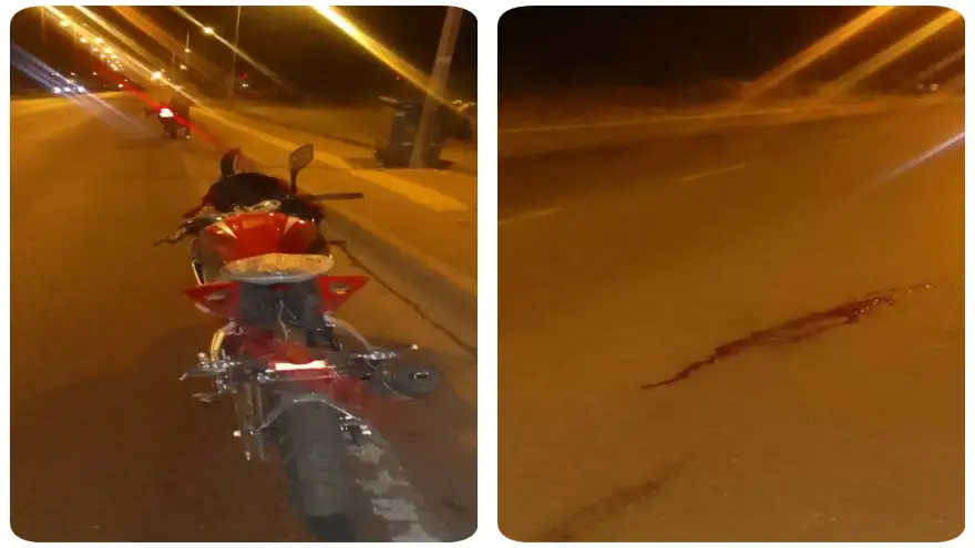 Motosiklet sürücüsü ve yolcusu ağır yaralandı