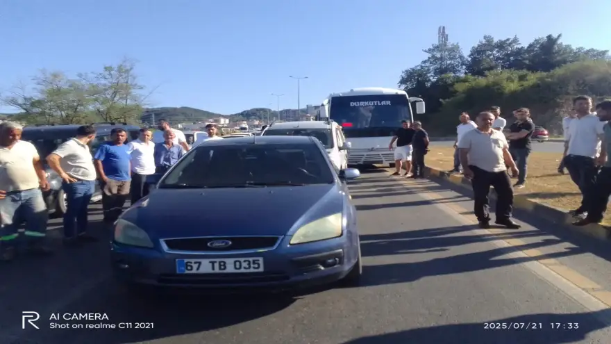 Zincirleme trafik kazası: 1 Yaralı