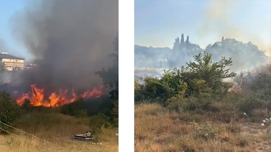 Karadeniz Ereğli ilçesine bağlı Kepez Mahallesinde yangın çıktı.