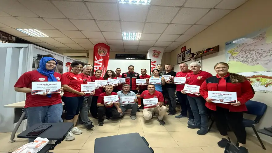 ERİDAK üyelerine teşekkür belgesi verildi..