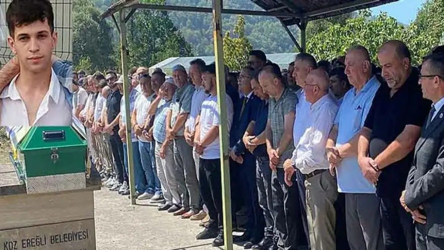 Hasan Efe Candan son yolculuğuna uğurlandı..