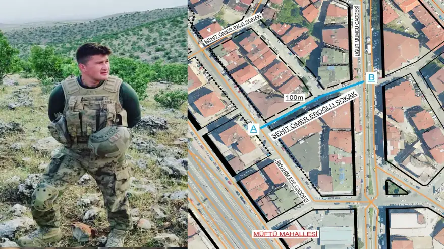 ŞEHİT ÖMER EROĞLU’NUN İSMİ, KDZ. EREĞLİ’DE SOKAĞA VERİLDİ