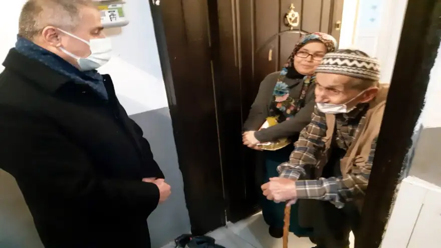 AK Parti büyükleri ziyaret etti