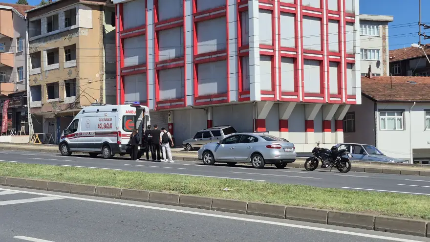 15 yaşındaki motosiklet sürücüsü düşerek yaralandı