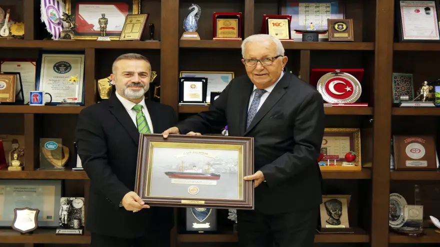 ERDEMİR GENEL MÜDÜRÜ YAZICI, BAŞKAN POSBIYIK’I ZİYARET ETTİ