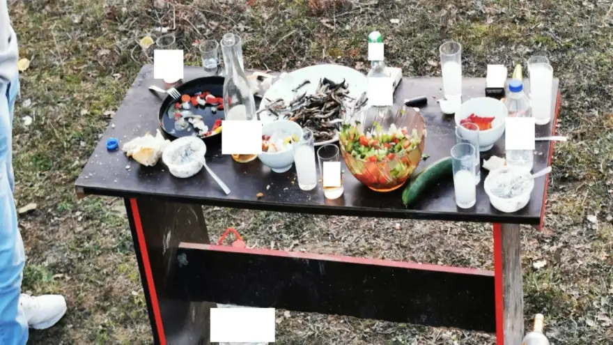 Toplu halde içki içenlere ceza