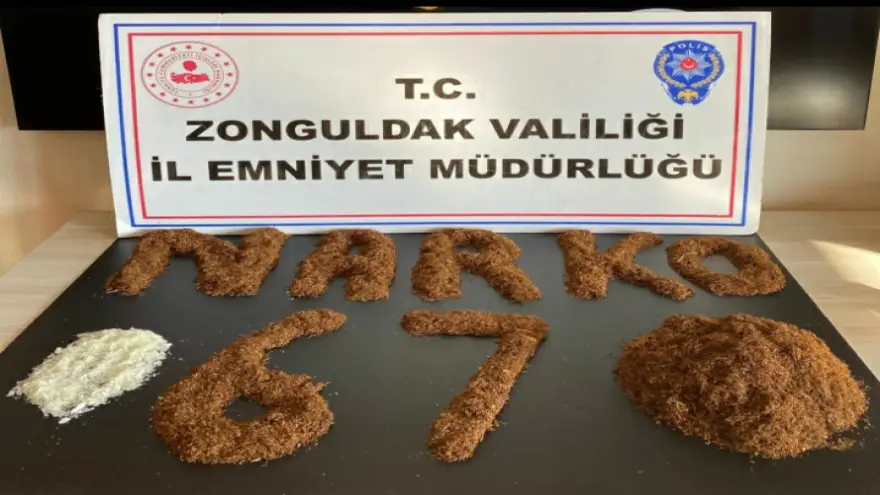 Ereğli'de, bonzai ve metamfetamin ele geçirildi...