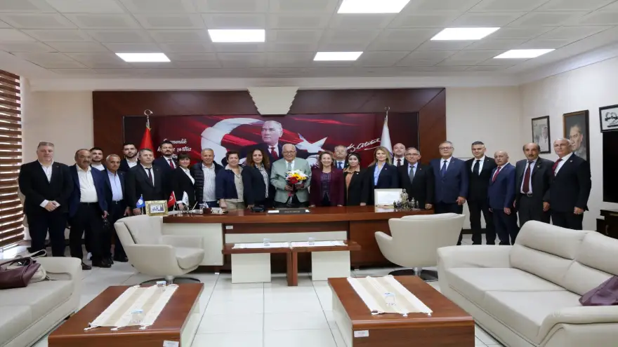 CHP YÖNETİMİ, BAŞKAN POSBIYIK’I ZİYARET ETTİ