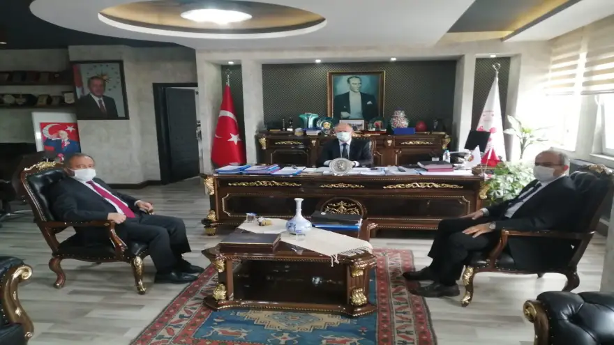 Rektör Çufalı'ndan Kaymakam'a ziyaret