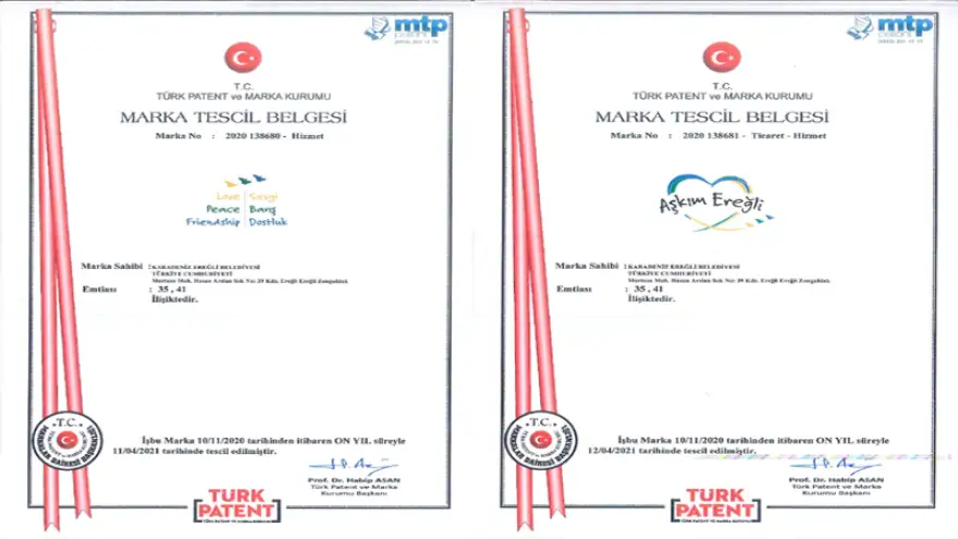 "Aşkım Ereğli’ ve "Sevgi, Barış, Dostluk" Marka Oldu
