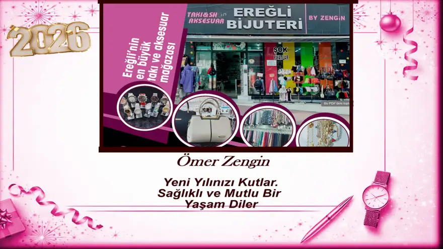 Yeni Yılınızı Kutlar Sağlıklı ve Mutlu Bir Yaşam Diler..