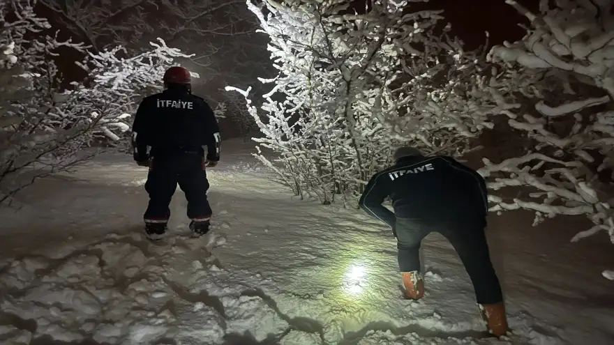 Mustafa Uçar'ı arama çalışmaları zorlu şartlarda devam ediyor.
