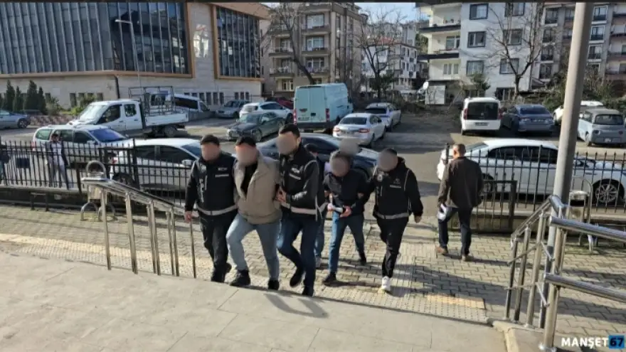 Ereğli'de tefecilik iddiasıyla 2 kişi gözaltına alındı.