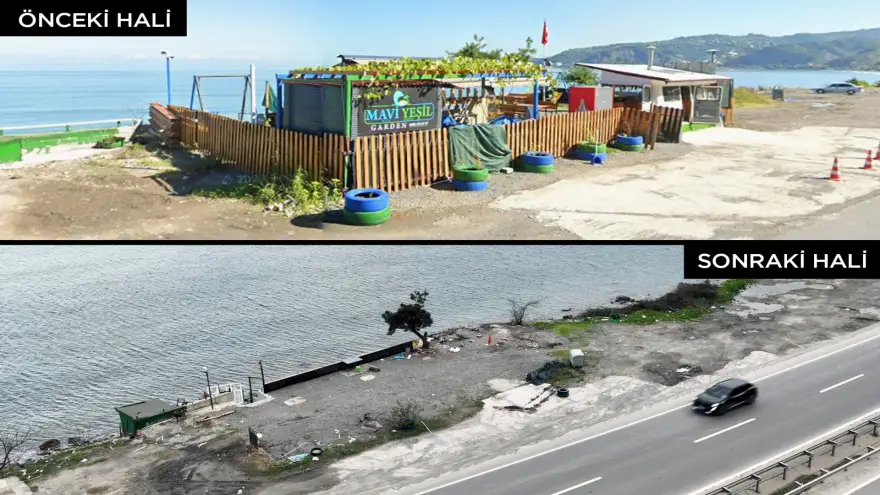 PLAJLAR BÖLGESİ KAÇAK YAPI VE İŞGALLERDEN TEMİZLENDİ