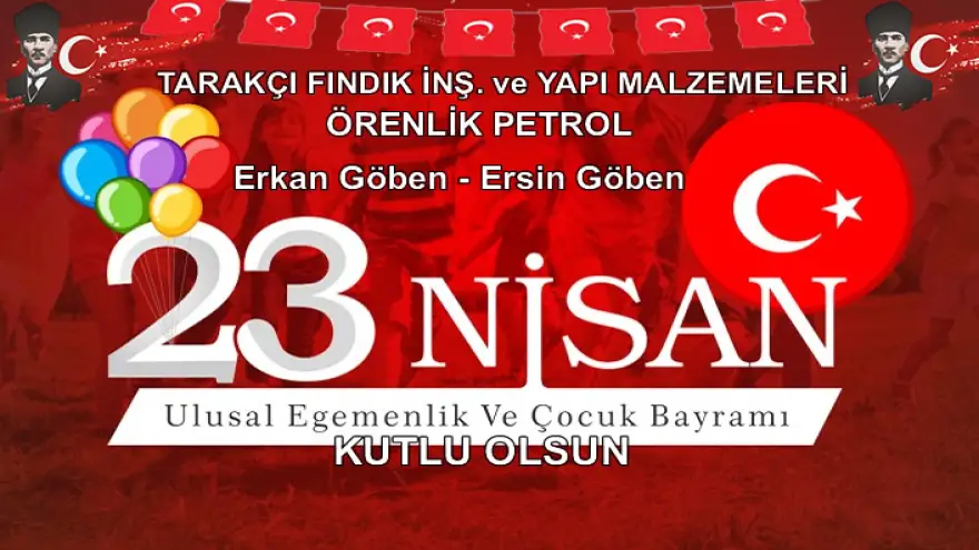 23 Nisan Ulusal Egemenlik ve Çocuk Bayramı Kutlama Mesajı