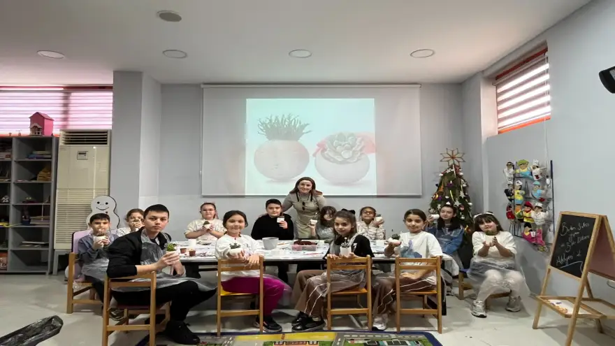 BETON SAKSI YAPIMI VE BİTKİ SÜSLEME ATÖLYESİ YENİDEN DÜZENLENDİ