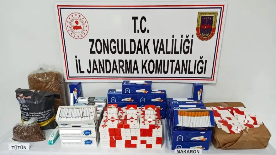 Jandarma, 25 Kilo bandrolsüz tütün ele geçirdi