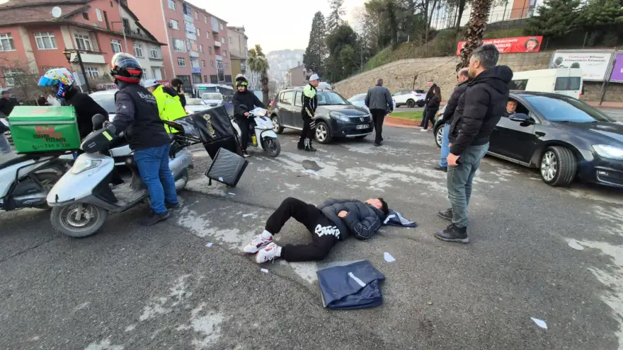 Ereğli’de Motosiklet ile Otomobil Çarpıştı: 1 Yaralı