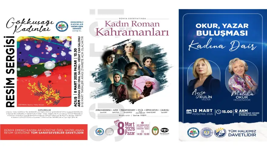 Sanat ve Dayanışma Buluşuyor: Kdz. Ereğli’de 8 Mart Etkinlikleri