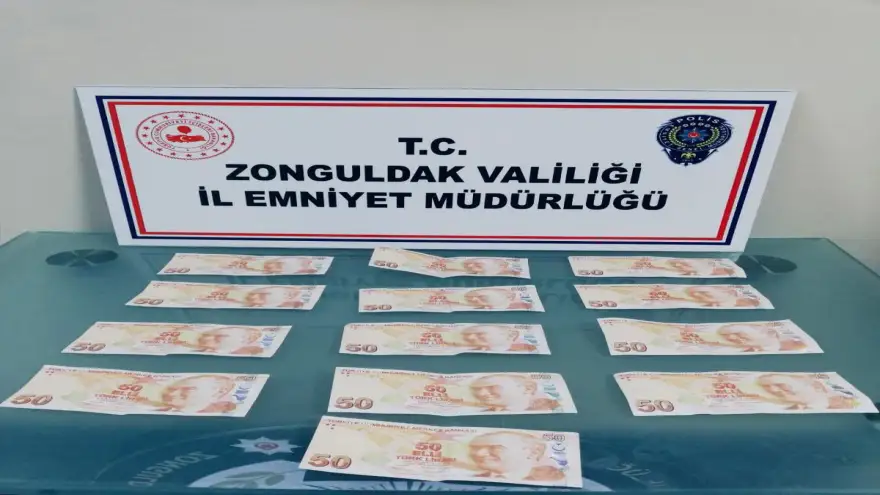 Polis 13 Adet sahte 50 TL ele geçirdi