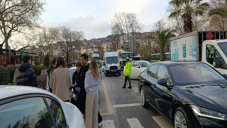 Yola Dökülen Yağ Kazaya Neden Oldu: 1 Yaralı
