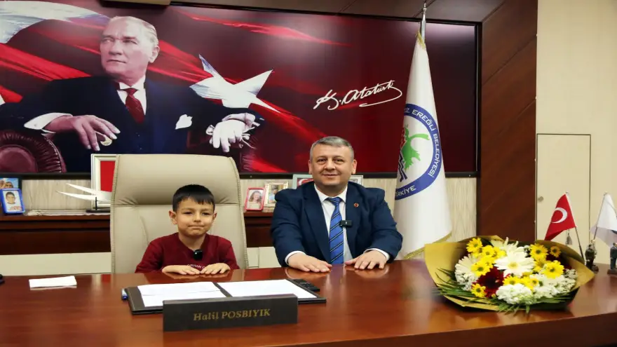 KDZ. EREĞLİ BELEDİYESİ KOLTUĞUNA DENİZ KADİR AKBAŞ OTURDU