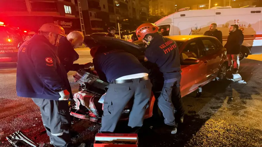 Kırmızı Işık İhlali Kazaya Neden Oldu..