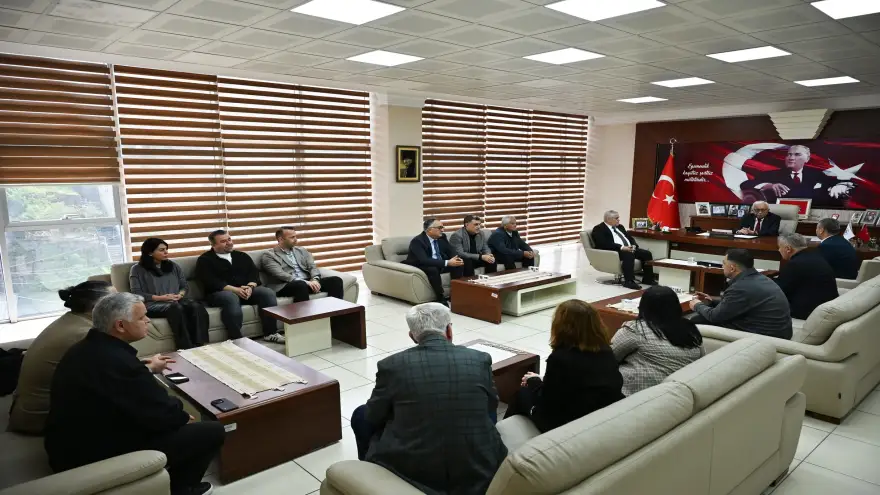 BAŞKAN POSBIYIK, DAİRE MÜDÜRLERİNDEN BRİFİNG ALDI