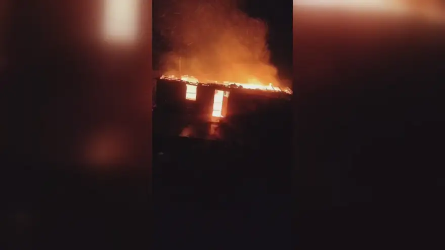 Sobadan Çıkan Yangın Evi Küle Çevirdi