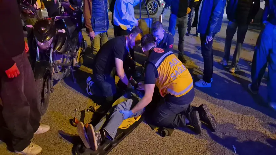Kdz. Ereğli'de iki motosiklet çarpıştı: 2 yaralı