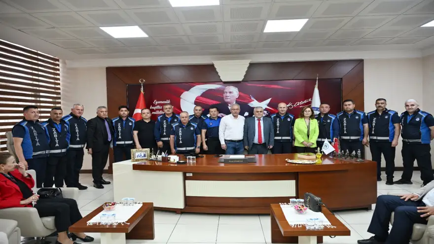 KDZ. EREĞLİ BELEDİYESİ’NDE BAYRAMLAŞMA YAPILDI