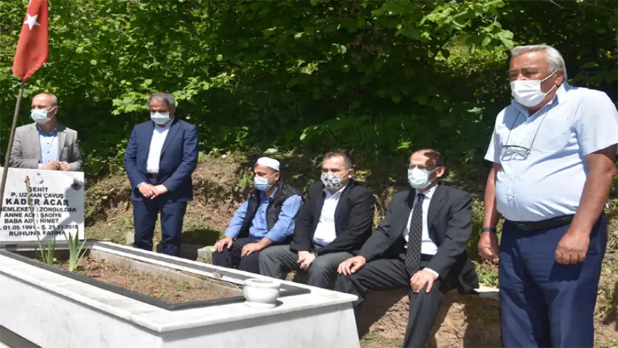 Ereğlili Şehit Piyade Uzman Çavuş Acar’ın mezarını ziyaret