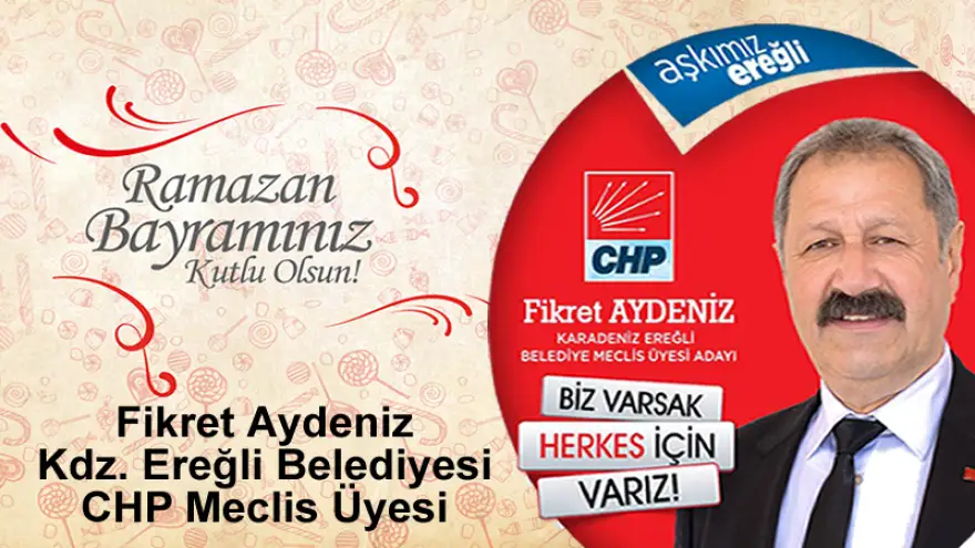 Ramazan Bayramınızı Kutlar. Bayramın sağlık ve huzur getirmesini diler