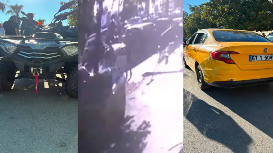 Trafik kazası iki kişi yaralandı...