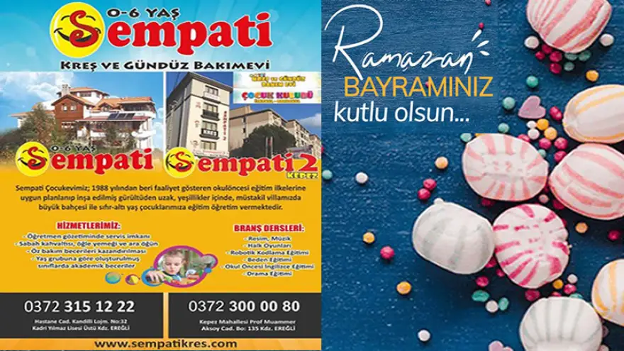Ramazan Bayramınızı Kutlar. Bayramın sağlık ve huzur getirmesini diler