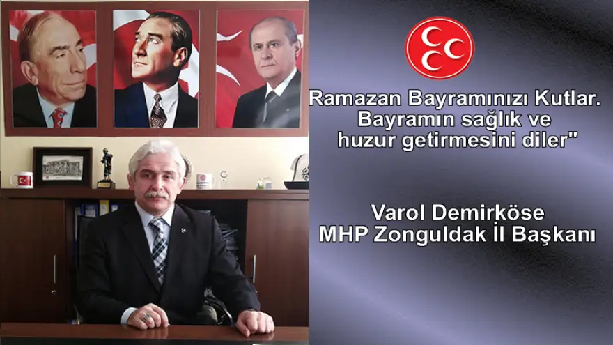 Ramazan Bayramınızı Kutlar. Bayramın sağlık ve huzur getirmesini diler