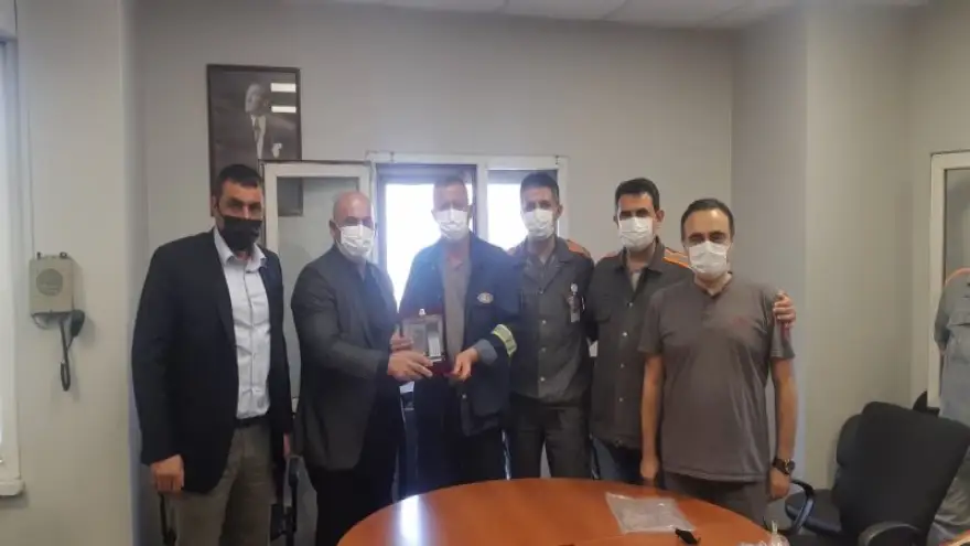 Temsili tören yapıldı