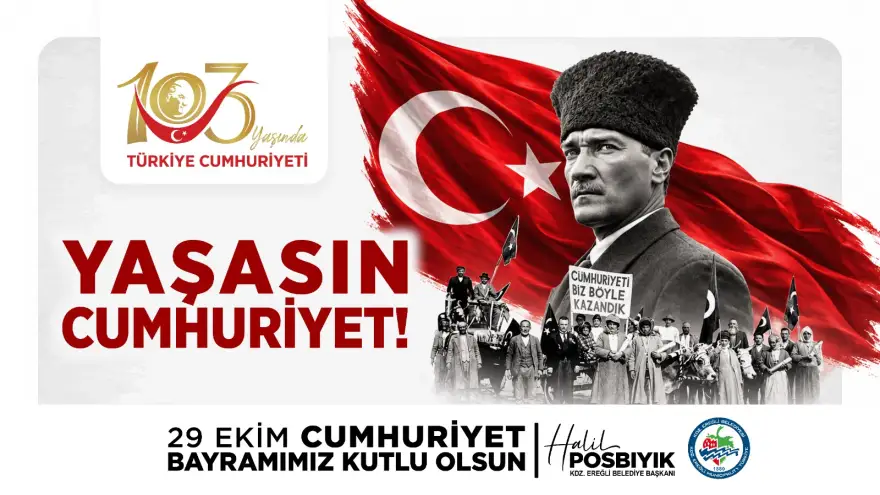 Başkan Posbıyık’ın 29 Ekim Cumhuriyet Bayramı Mesajı