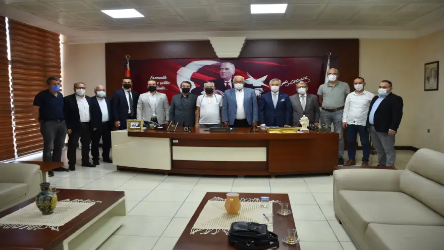 MÜSİAD Yönetimi Başkan Posbıyık’ı ziyaret etti