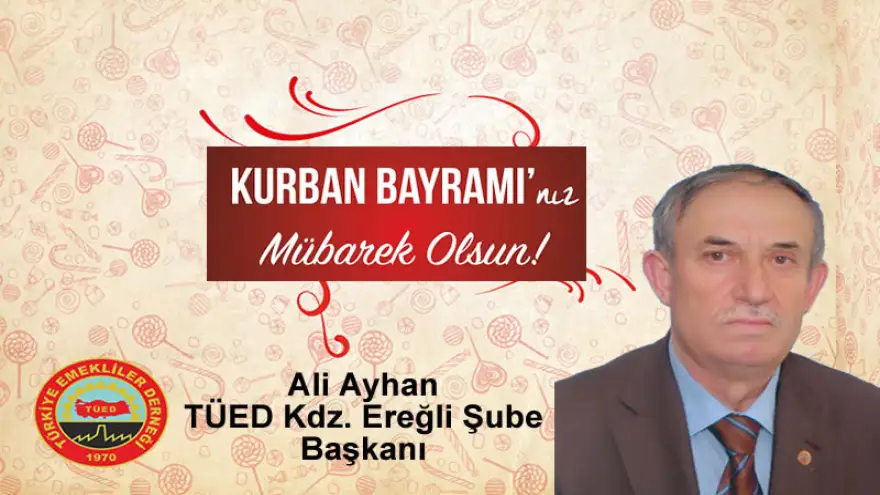 Kurban Bayramınızı Kutlar. Bayramın sağlık ve huzur getirmesini diler