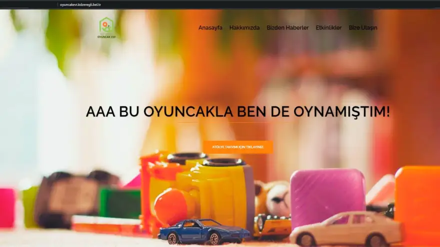 Oyuncak evi web sayfası yayında