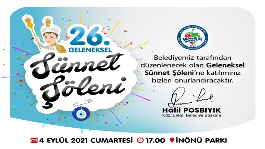 Sünnet şöleni, cumartesi günü yapılacak