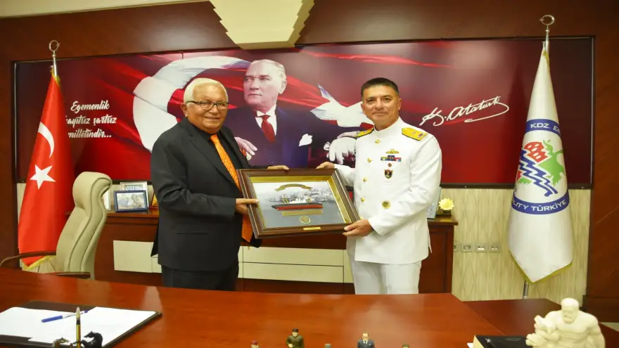 Amiral Uğur’dan Başkan Posbıyık’a iade-i ziyaret