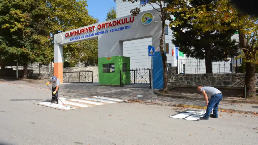 Kdz. Ereğli’de okul önü trafiği yeniden düzenleniyor