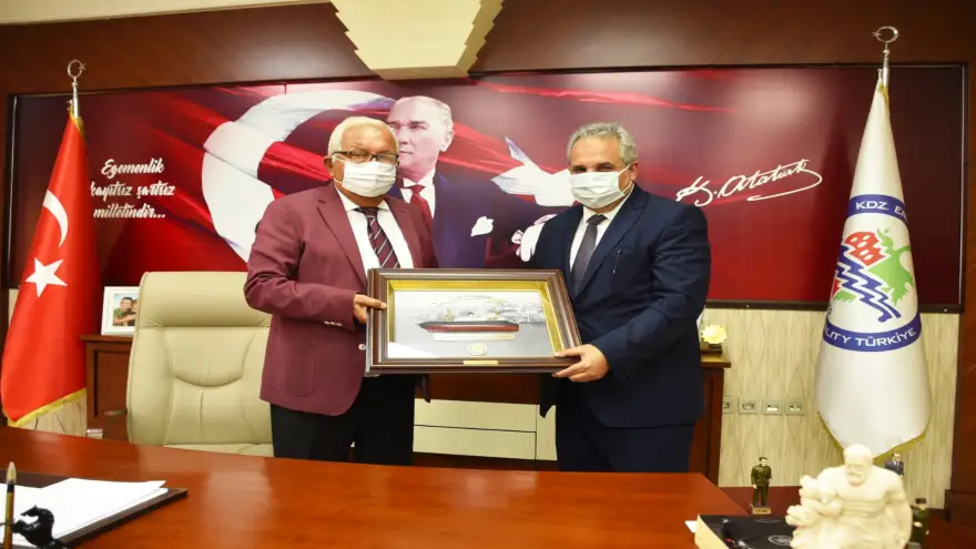 Kaymakam Yapıcı, Başkan Posbıyık’a iade- i ziyarette bulundu