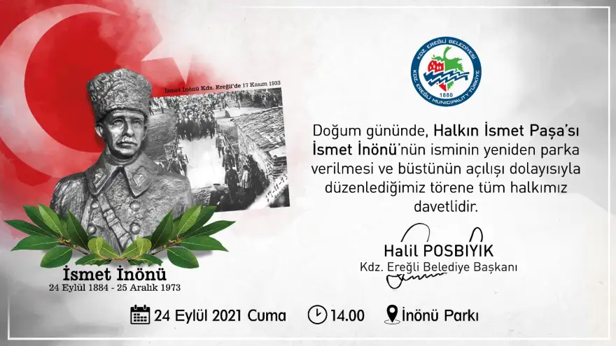 İnönü parkı, ismine yeniden kavuşuyor